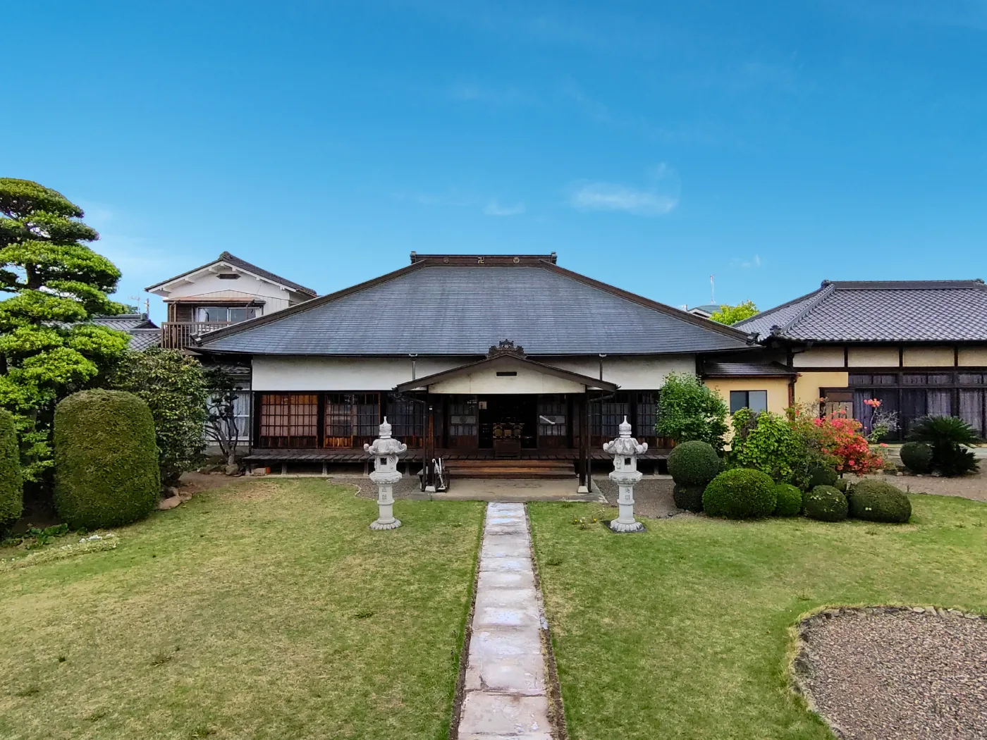 頼福寺 本堂の外観（結城市小田林）